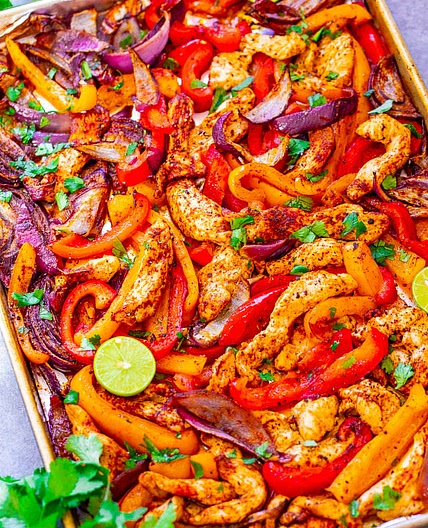 Mexican Sheet Pan Chicken Fajitas