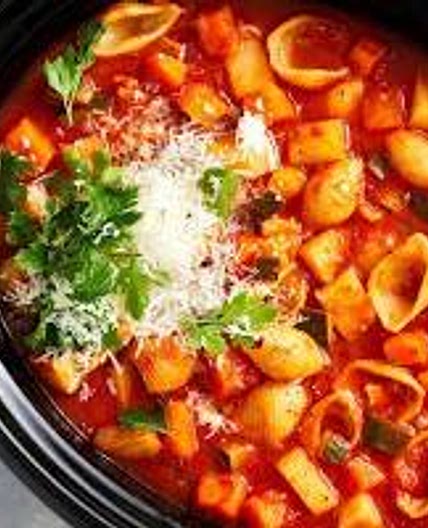 Slow Cooker Minestrone Soup