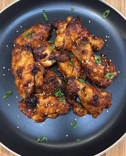Air Fryer Honey Garlic Chicken Wings