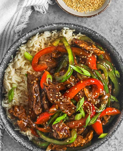 Skillet Pepper Steak