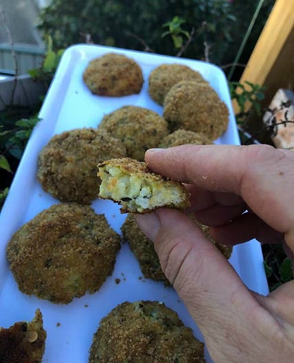 Zucchini and Cheese Arancini