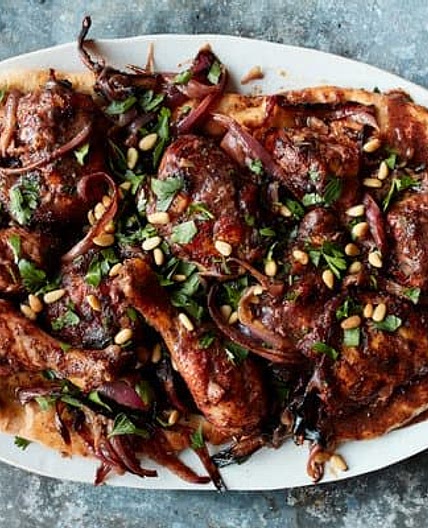 Mussakhan- Roast Chicken with Sumac
