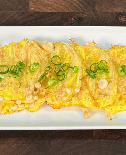 Enoki Mushroom and Egg Recipe!
