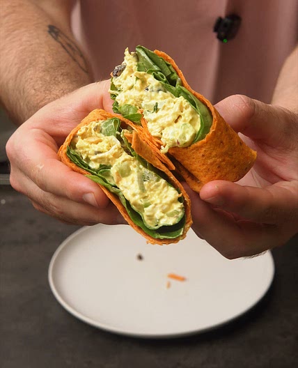 Creamy Chicken Salad Wrap