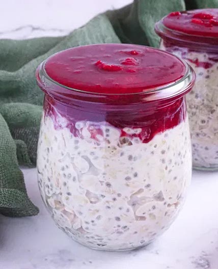 Spiced Plum Overnight Oats