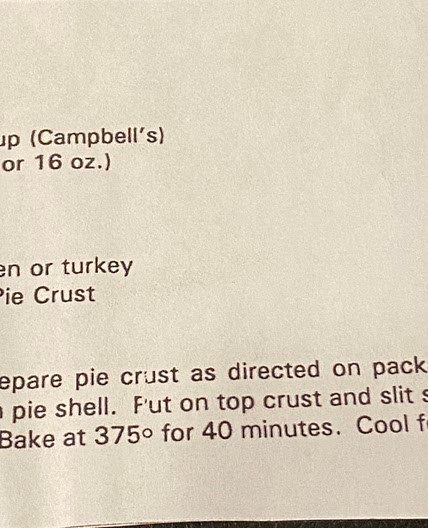 Pot pie