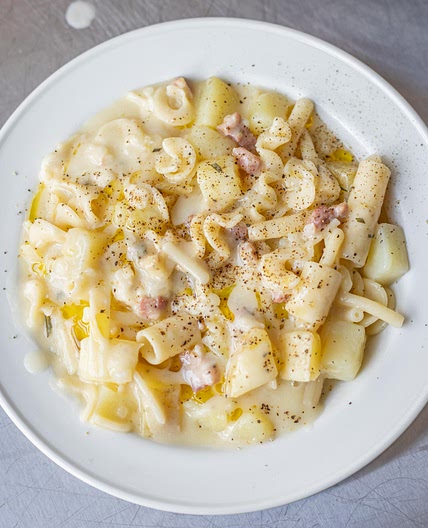 Cheesy Potato Pasta