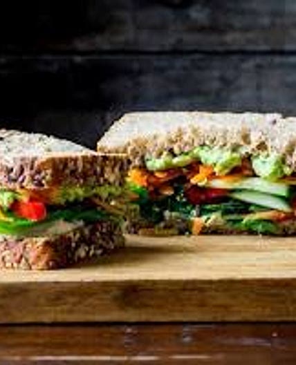 Hummus and Veggie Sandwiches