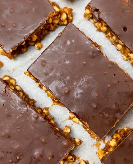 Healthy Pumpkin Peanut Butter Bars [No Bake]