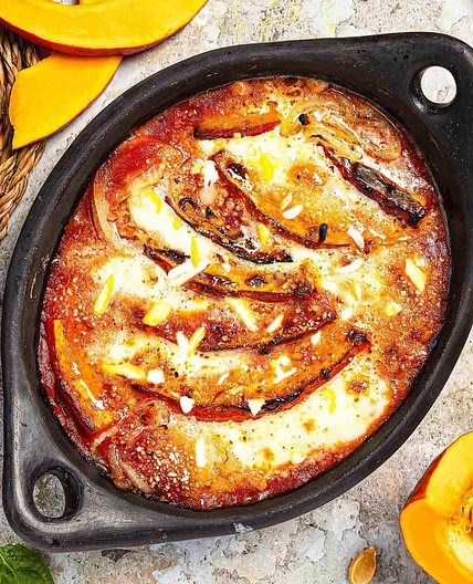 Parmigiana de potimarron au parmesan