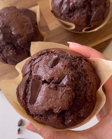 double chocolate muffins