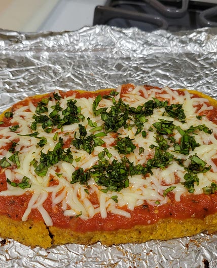 Sweet potato pizza crust