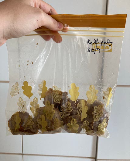 Beef Patties (for baby) 