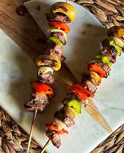 Steak Shish Kabobs -