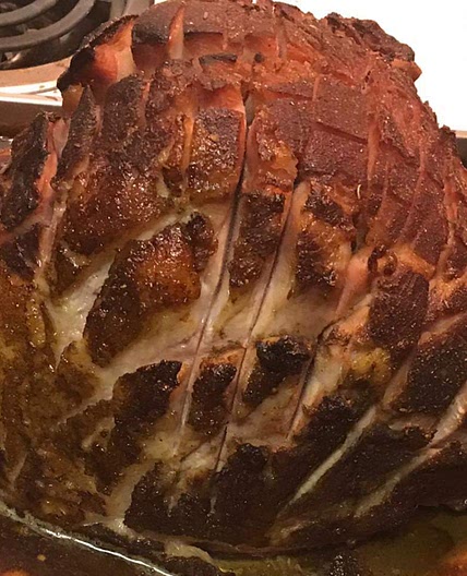 BAKED HAM WITH BROWN SUGAR GLAZE!!