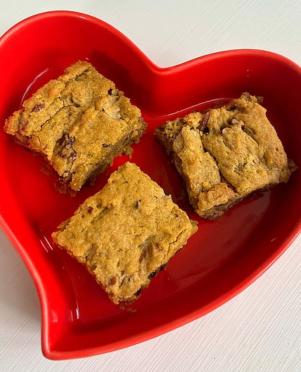 Pumpkin Pecan Blondies