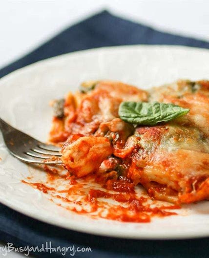 Ravioli Spinach Bake