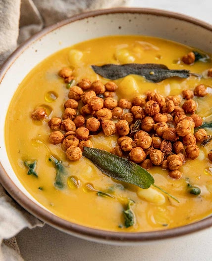 Roasted Butternut Squash Gnocchi Soup