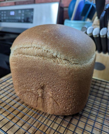 MorBo's Fluffy& Soft 50/50 Bread Machine Bread