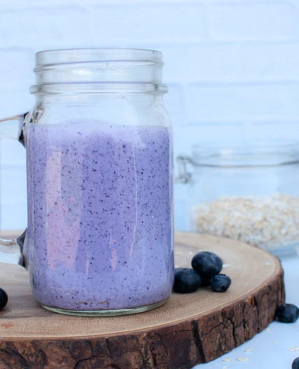 Wild Blueberry Cobbler Smoothie