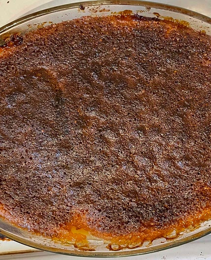 Baked Apple and Almond Pudding