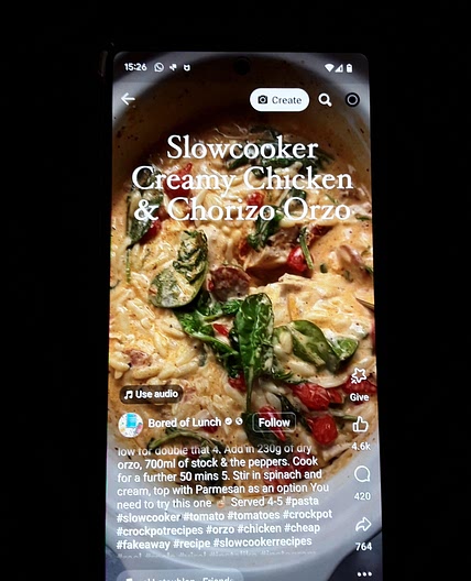 Chicken Orzo slow cooker
