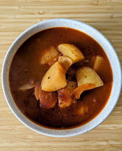 Onion and potato Turkish soup