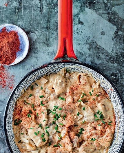 Creamy Garlic Chicken 260 calories 