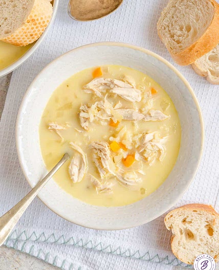 Avgolemono Soup (Greek Lemon Chicken Soup)