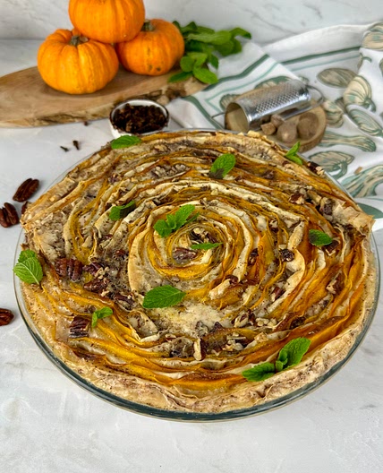 Butternut Squash Filo Milk Pie