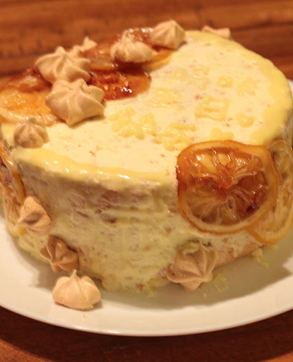 chinese bakery-style lemon chiffon cake