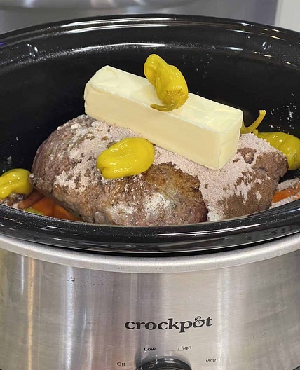 Crock Pot Mississippi Pot Roast