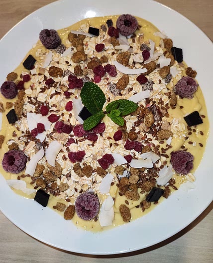 smoothie bowl banane mangue