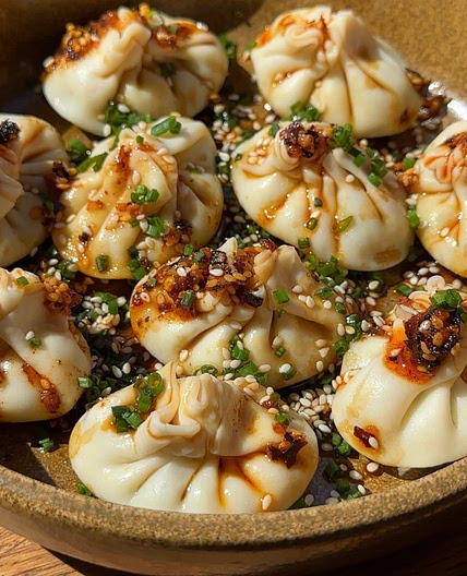 Tofu, Ginger and Chive Dumplings 🥟
