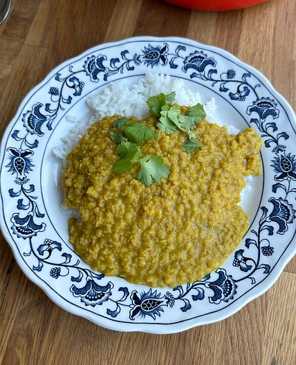 $5 lentil Dahl Recipe. Super Budget Friendly!
