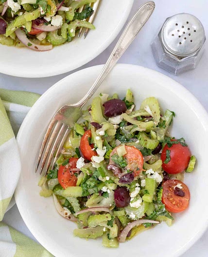 Mediterranean Celery Salad