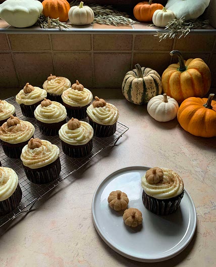 Pumpkin cupcakes 🎃🕯️