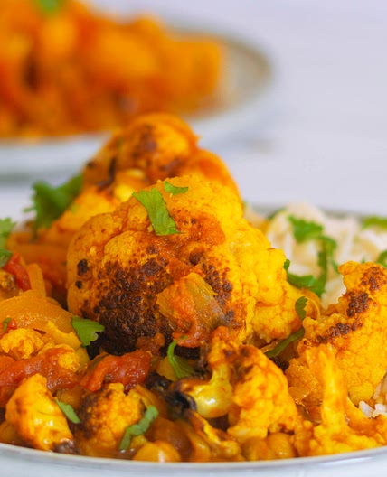 Spiced Cauliflower & chickpea curry