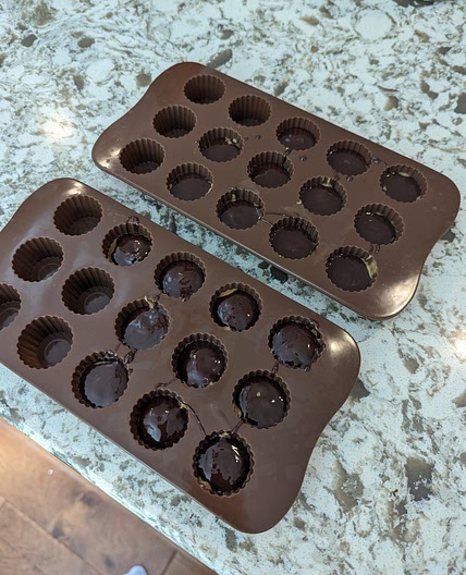 Low carb Reese cups