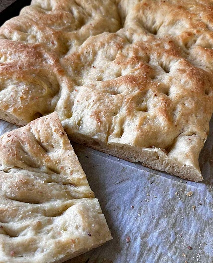 Foccacia in the bread machine