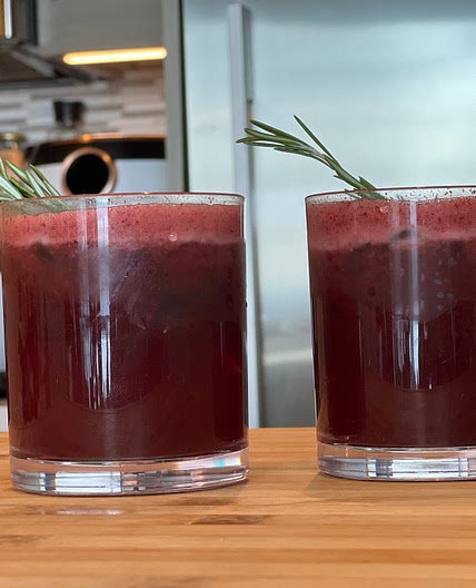 Blueberry Rosemary Mocktail
