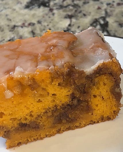 Sweet Potato Honeybun Cake 