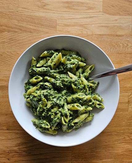 Spinatnudeln