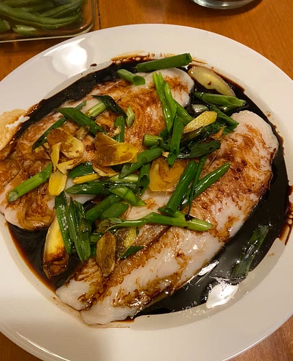 Chinese Soy Steamed Fish