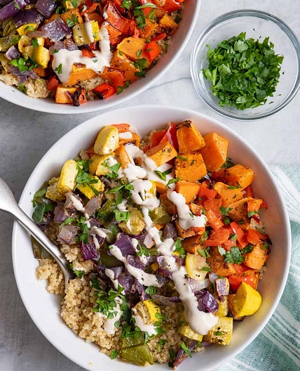 Roasted Vegetable Quinoa Bowl