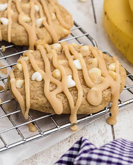 Bananas Foster Cookies