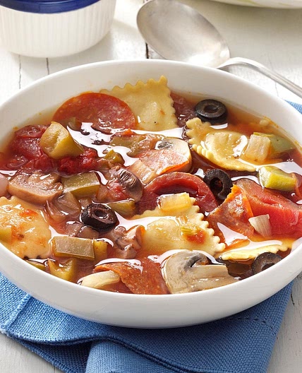 Pepperoni Pizza Soup
