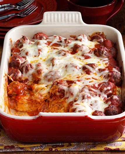 Baked Simple Meatball Stroganoff