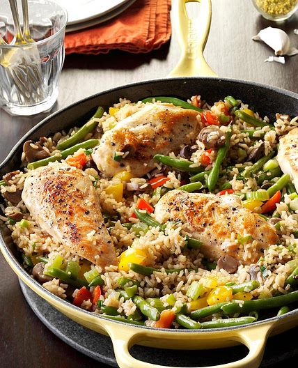 Chicken Rice Skillet