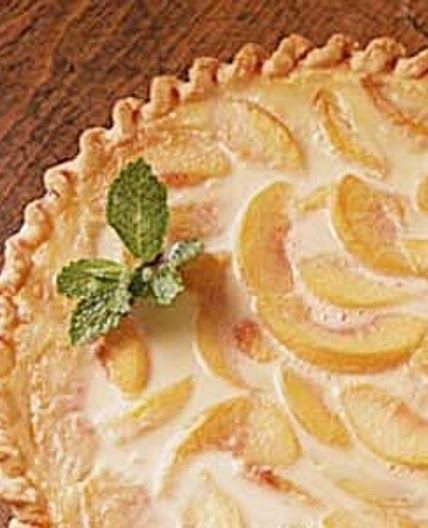Easy Peach Cream Pie